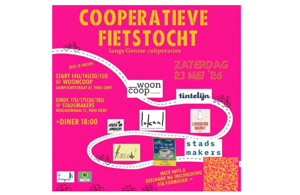 fietstocht cooperatie gent Febecoop
